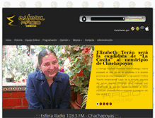 Tablet Screenshot of esferaradio.net